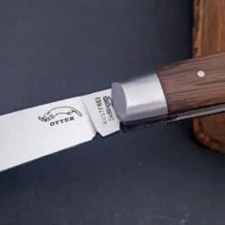 Otter Anchor Knife Smoked Oak, Small -Deals Knife Lounge Store ankermessereichelogo