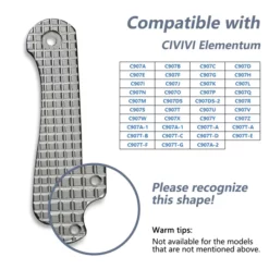 Civivi Elementum 6AL4V Titanium Scales  -Deals Knife Lounge Store civivi elementum 6al4v titanium handle scales compatible with elementum c907 pocket knife c18062ad 2 789824 700x