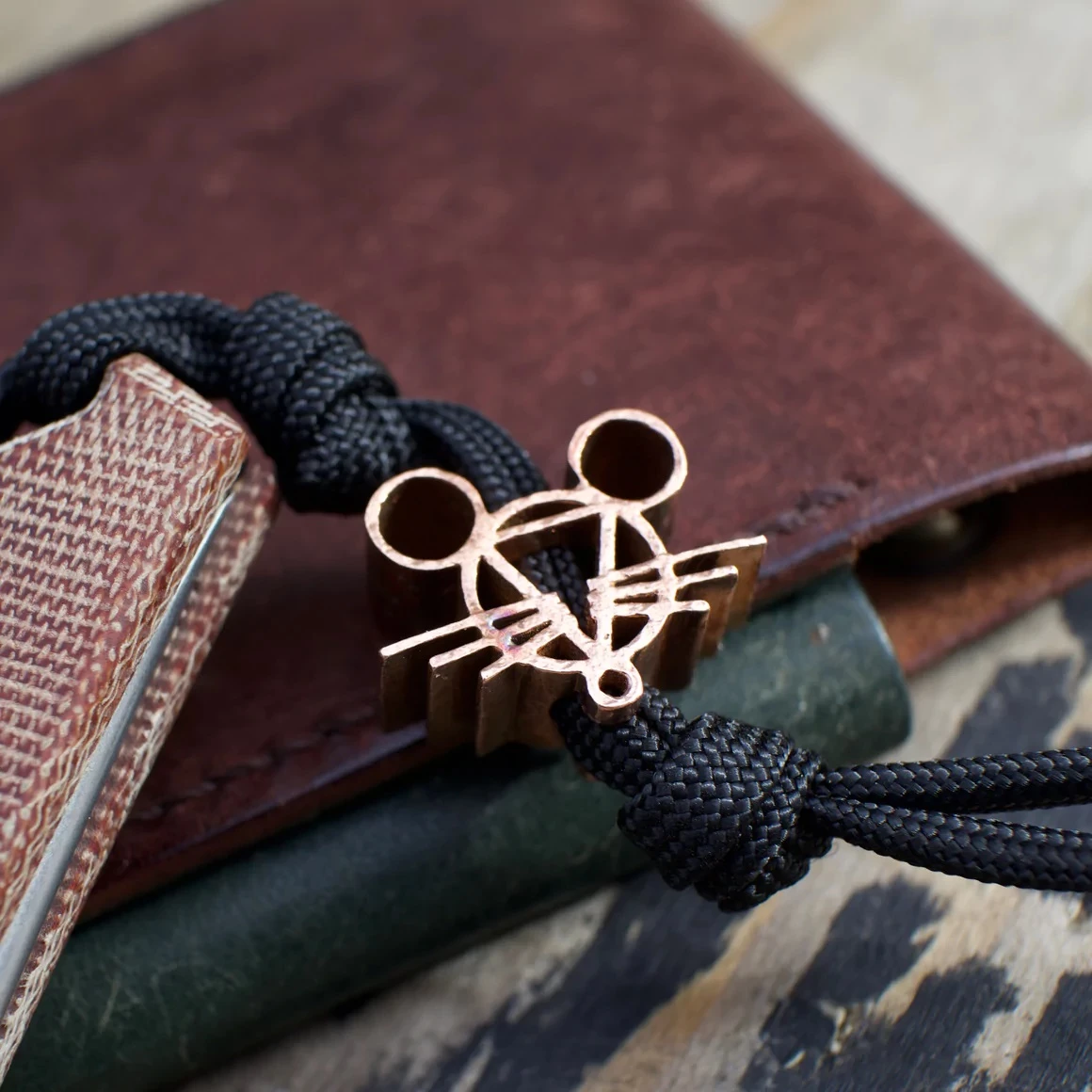 Giantmouse Copper Lanyard Bead 2 Giantmouse Copper Lanyard Bead - Image 2