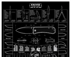Blackout Edition Pocket Knife Poster -Deals Knife Lounge Store knafs 00011 black poster 2 web callout 1024x1024 2x